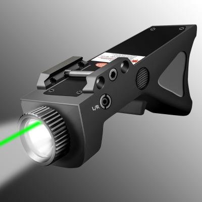 China montagem verde tática de Picatinny do raio laser 520nm lanterna elétrica de 800 lúmens à venda