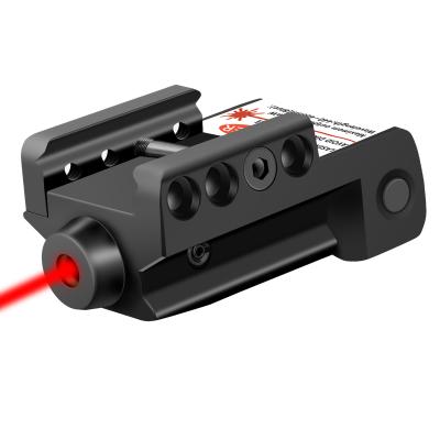China Mira laser vermelha, mira laser compacta de perfil ultra baixo com montagem picatinny de alumínio, modo estroboscópico disponível à venda