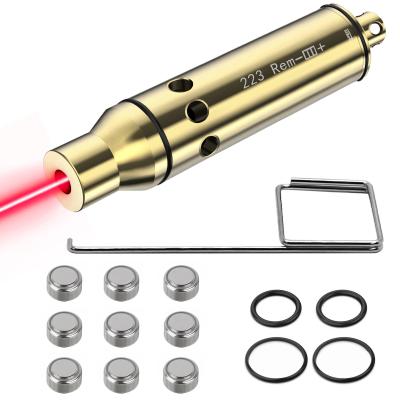 China Laser Bore Sight 223 In Chamber Laser Boresighter With Chamber Extractor Tool And 2 Batteries for sale