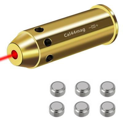 China Cal44mag Red Dot Laser Bore Sight Cartridge Laser Boresighter with 2 Sets Batteries for sale