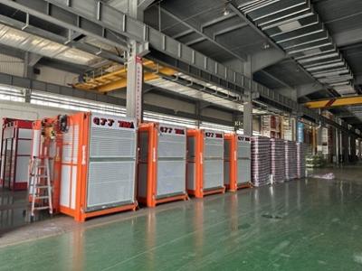 China Intelligente SC200/200 58m/min bouwmateriaalhef op bouwplaats Te koop