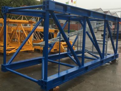 China Epoxy Painting 6000mm Tower Crane Mast Section with High Precision Processing for sale