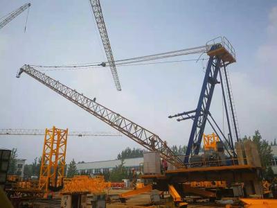 China Frequency Control 30m Jib Derrick Crane , 440V for Dismantling Inncer Climbing Construction Crane for sale