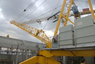 Chine certification de la CE de grue à tour de construction du toit 380V pour Crane Dismantle s'élevant intérieur à vendre