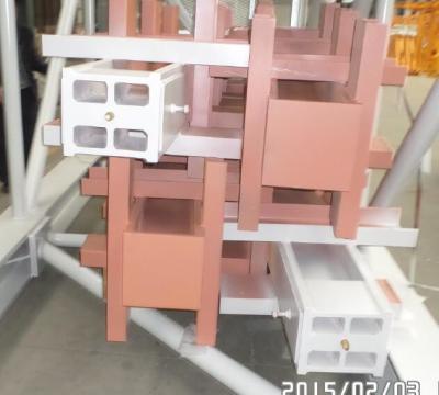 Chine Angles de réparation de peinture époxydes en acier pour la grue à tour de Comedil à vendre