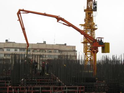 China HGY-32 18KW 32m Self Climbing Concrete Placing Boom With Remote Control for sale