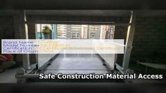 Crane Loading Deck with Compact Design and Max Load Capacity of 5 Ton Ensuring Safe Material Handling on Multi Story Construction Sites