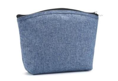 China Travel Size Makeup Pouch Bag 600D Tone Polyester Material Made For Ladies for sale