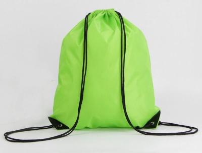 China Minimalist 210D Polyester Drawstring Bag / Cinch Sacks OEM ODM Acceptable for sale