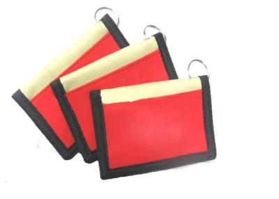 China Promotional 600D Polyester Wallet With Metal Ring OEM / ODM Acceptable for sale