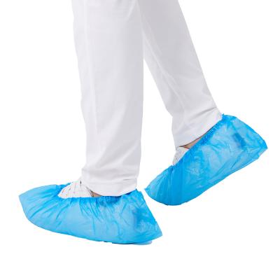 Chine Les couvertures jetables de la chaussure SC03 glissent non l'anti charge statique chirurgicale bleue à vendre