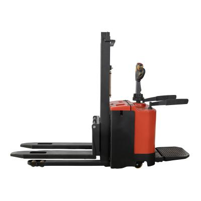 China 1000 Kg 1500 Kg 2000 Kg Electric Pallet Stacker With Polyurethane Wheel for sale