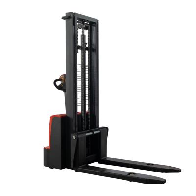 China Walkie Electric Pallet Stacker With PU Wheel Loading 1000kg 1500kg for sale
