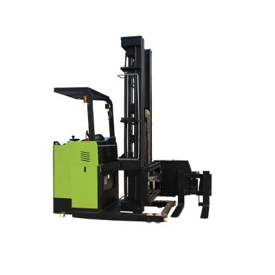 China 3 Way PU Wheel Electric Pallet Stacker 1000kg 1500kg Loading for sale