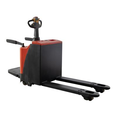 China Stand On Electric Pallet Lifter With PU Wheel 205mm Height for sale