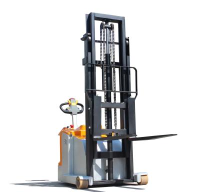 China Counterbalance Electric Pallet Stacker DC Drive Control Walkie Type for sale