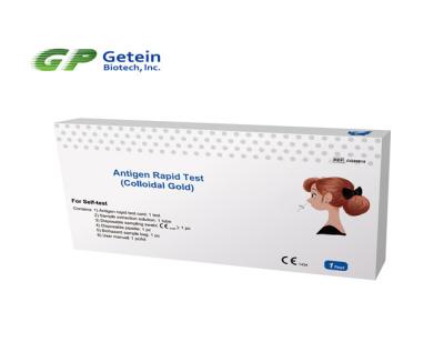 China 10 Min Antigen Rapid Test Kit For Home Use GMP NMPA Approval for sale