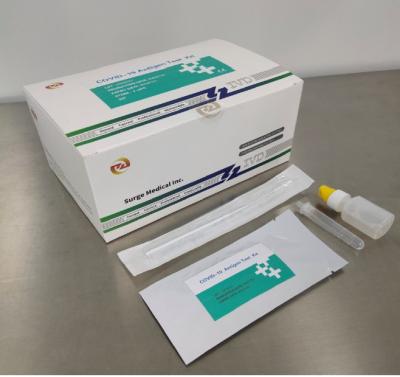 China COVID-19 Disposable Antigen Test Kit ISO CE Colloidal Gold Medical Use for sale