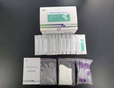 China CE TGA Approved Rapid Test Kit Low MOQ With Saliva And Nasal Test Method For Baby Adults for sale