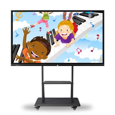 China School Teaching 65 75 85 86 Inch Educational Equipment Smart Touch Board Interactive Display Screen White Screen Panel for sale
