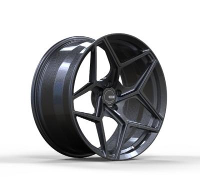 China 20x8.5 PCD 5-112 Racing Forged Wheels Gun Grey Forge Auto Rims for sale