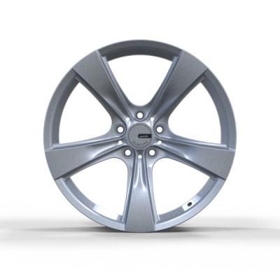 China Silver 20 Inch Monoblock Wheels 2 Piece Forged Wheels For Cars for sale