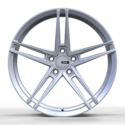 China OEM 5x112 Monoblock Wheels Silver 24 Inch Monoblock Rims for sale