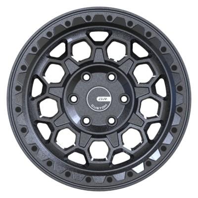 China Monoblock Deep Dish Forged Wheels 18 Inch Custom Black Rims For Trucks SUVs for sale
