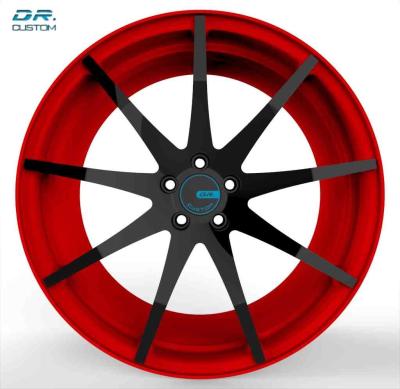 China 23 Inch 6061 T6 One Piece Forged Wheels PCD 5-108 Two Color for sale