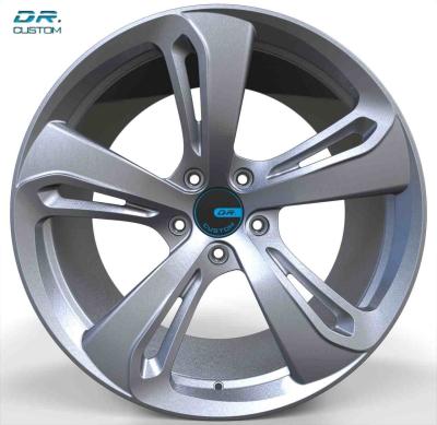 China ODM Gloss Sliver Monoblock Forged Wheels 6061 T6 Alloy Three Piece for sale