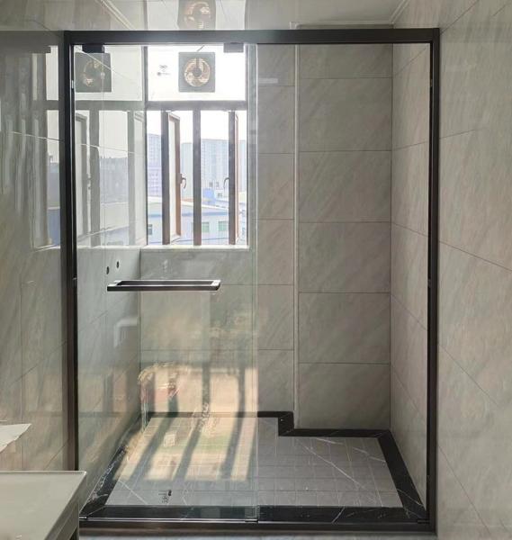 Quality Waterproof Back to Back Shower Enclosure Room with Folding Doors and Roller Sliding for sale