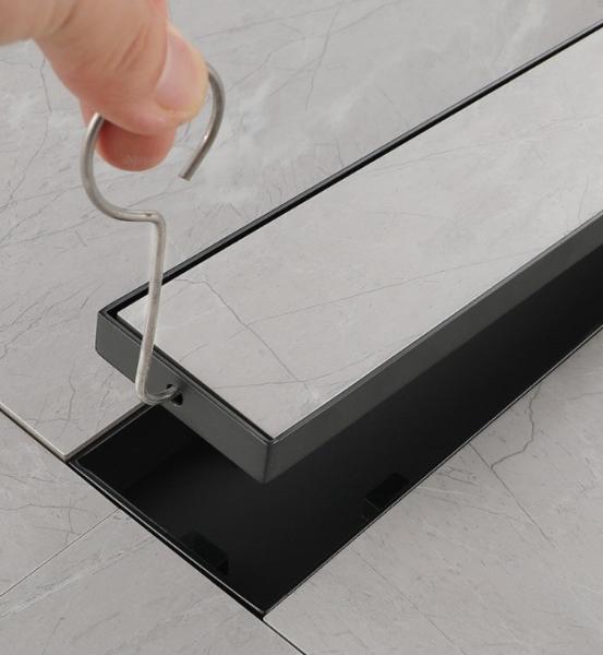 Quality Electroplated Linear Square Floor Drain with Anti-Odor and Waterproof Technology for sale