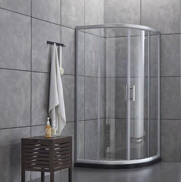 Quality Modern Design Stainless Steel Shower Room Glass Door Handle with Electroplate for sale