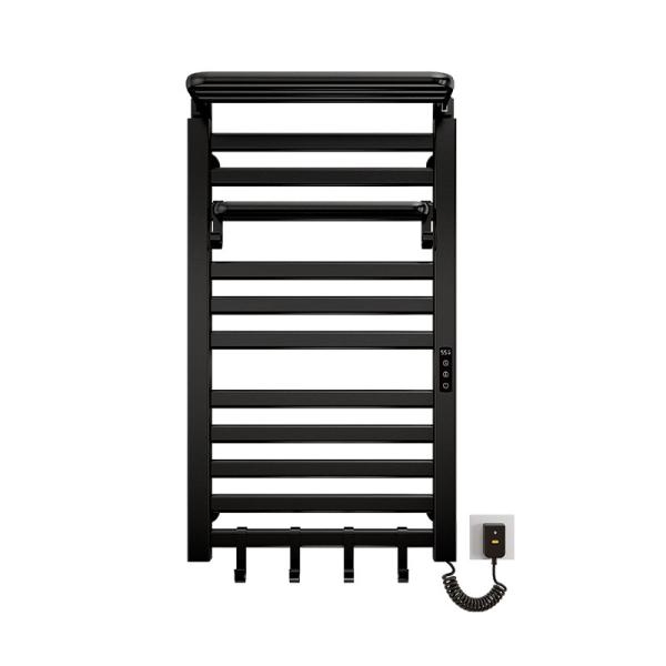 Quality Water and Electric Heated Dual Towel Rail Rack for Wall Mounted Bathroom for sale