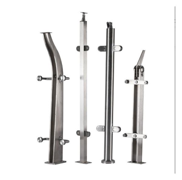 Quality Outdoor Stair Stainless Steel Railing Brackets for Bridge Railings and Handrails for sale