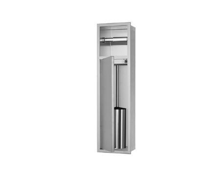 Quality Brushed Stainless Steel Restroom Niche for Toilet Paper Waterproof and Rust for sale