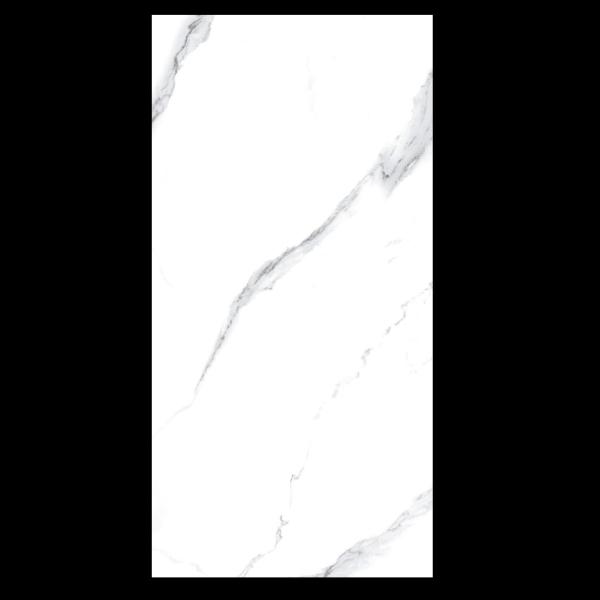 Quality Pure White Calacatta Marble Porcelain 24 x 48 Floor Tile Grade AAA Grays Color for sale