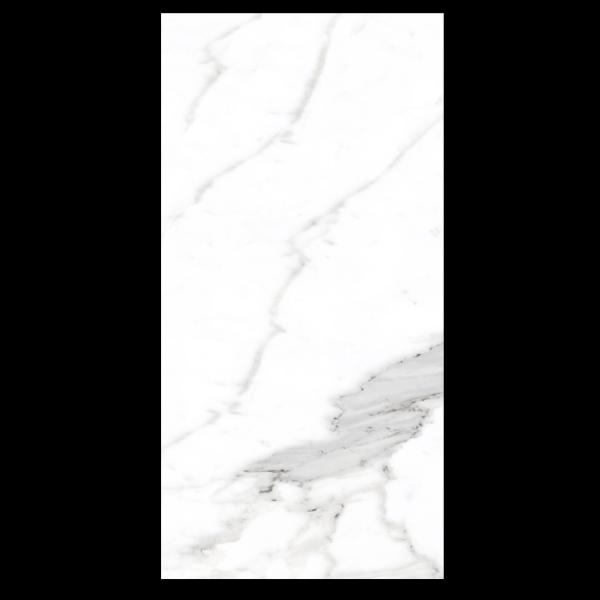 Quality Pure White Calacatta Marble Porcelain 24 x 48 Floor Tile Grade AAA Grays Color for sale