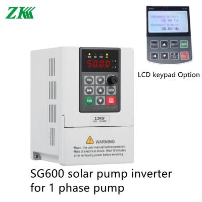 China SG600 MPPT Solar Pump Inverter Low Voltage AC Drive for submercible Pool Pumps for sale