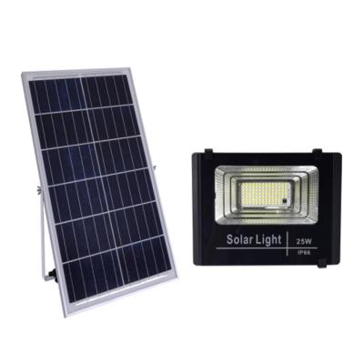China 25W 60W 100W Outdoor Solar Flood Lights With Polycrystalline 6V 8W Solar Panel for sale