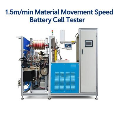 China 1.5m/min Materiaalsnelheid Batterijcel Tester Inclusief After-Sales Service en Gratis Reserveonderdelen Te koop