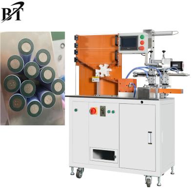 China ​18650 21700 Battery Labeling Machine Insulation Terminal Paper Sticking Machine for sale