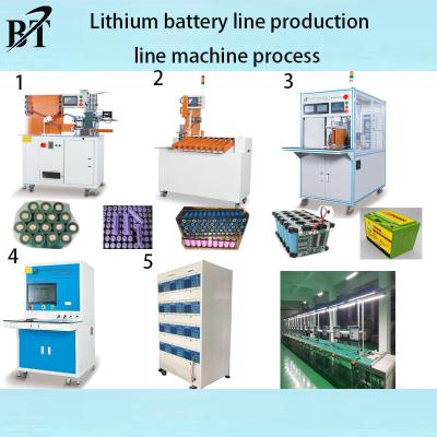 China 14450 21700 Lithium Ion Battery Production Line Battery Assembly Machine for sale