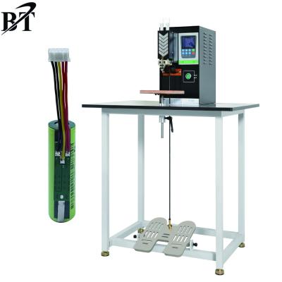 China Dual Pulse Inverter LCD Battery Pack Spot Welder Pedal Working Way for sale