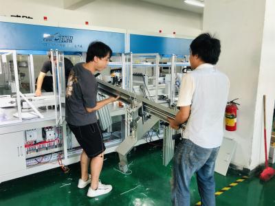 China Linha de produção cilíndrica do bloco de 16KW 18650/32700 baterias à venda