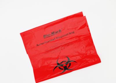 Cina Adhesive Specimen Autoclavable Biohazard Bag 90x100cm 70x90cm 50x50cm in vendita