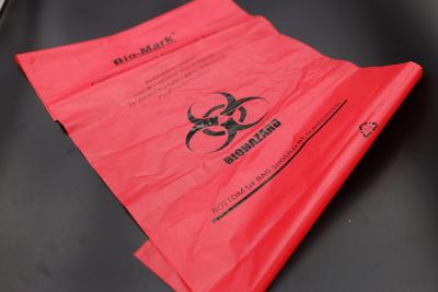 Κίνα Disposable Biodegradable Autoclavable Biohazard Waste Bags For Household προς πώληση