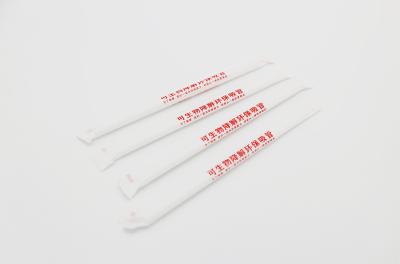 China 12mm 6mm Biodegradable PLA Hot Drink Straw Environment Friendly High Temperature for sale