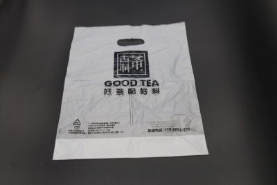Cina Supermarket T Shirt Biodegradable Plastic Bags Custom Take Away Shopping Bags in vendita