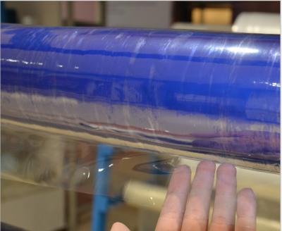 China Transparentes Blatt Crystal Soft PVCs 100cm - 245cm Breiten-Matratzen-Verpackungs-Film zu verkaufen